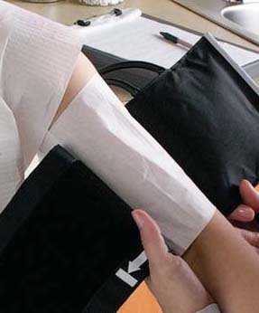 Picture of BP Cuff Barrier For use With Blood Pressure Cuff916113