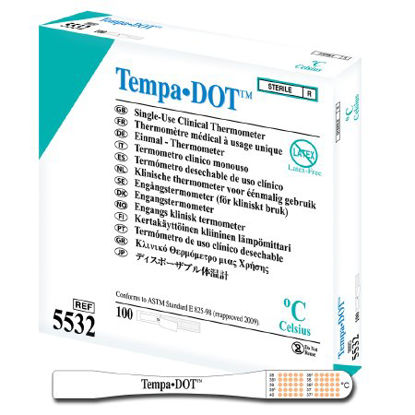 Picture of Disposable Oral Thermometer Tempa·DOT™ 37-39°C Color Dots Display5532