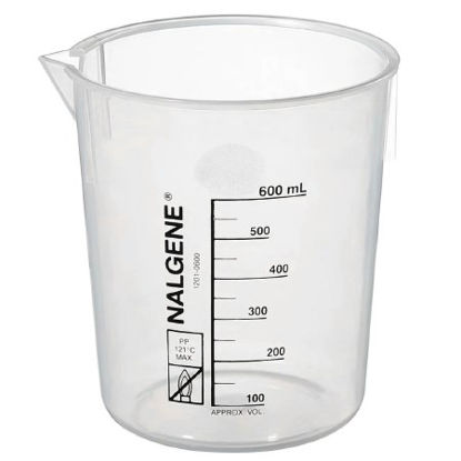 Picture of Laboratory Beaker Nalgene™ Griffin Low-Form Polypropylene 600 mL1201-0600