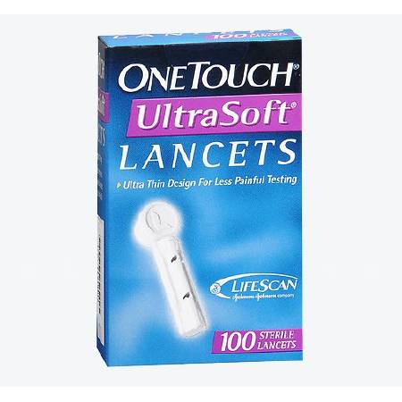 Picture of Lancet OneTouch® Adjustable Depth Lancet Needle 28 Gauge Push Button Activation020393