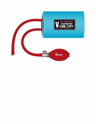 Picture of Blood Pressure Cuff and Bulb Calibrated® V-Lok® Infant Arm X - Small Cuff 10 - 19 cm Polyester Cuff1822NL