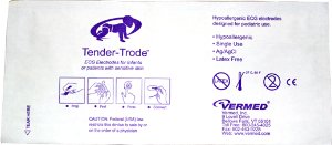 Picture of ECG Snap Electrode TenderTrode™ Monitoring Non-Radiolucent 3 per PackA10001