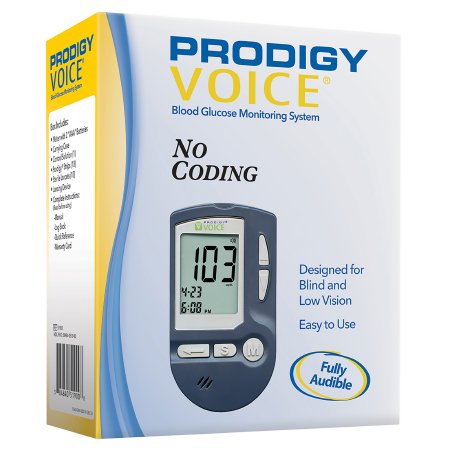 Picture of Blood Glucose Meter Prodigy® 7 Second Results Stores Up To 450 Results , 7 , 14 , and 30 Day Averaging No Coding Required51900
