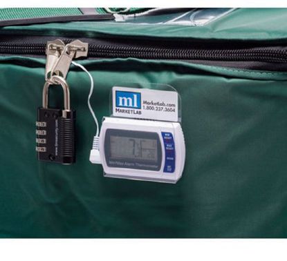 Picture of Digital Thermometer with Alarm Fahrenheit / Celsius -58° to +158°F (-50° to +70°C) External Probe Multiple Mounting Options Battery Operated15801