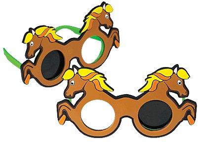 Picture of Occluder Glasses Horse Style Pediatric Brown / Green / Yelllow Vinyl460900