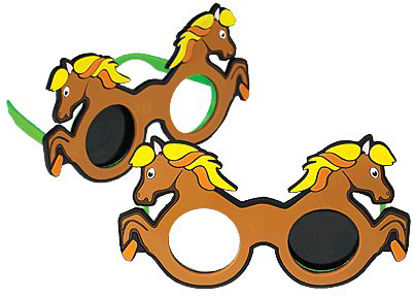 Picture of Occluder Glasses Horse Style Pediatric Brown / Green / Yelllow Vinyl460900