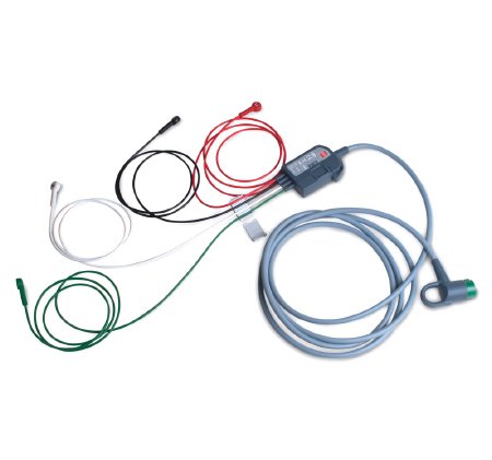 Picture of ECG Cable 8 Foot, AHA, 12 Lead, 4 Wire Limb Lead For Lifepak 12 Defibrillator / Monitor11111-000020