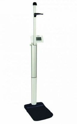 Picture of Column Scale with Height Rod Tanita® Digital Display 660 lbs. / 300 kg Capacity Black / White AC Adapter / Battery OperatedWB-800HPLUS