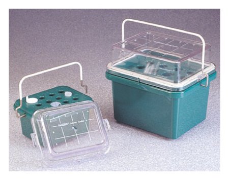 Picture of Benchtop Cooler Nalgene™ Green Polycarbonate 12 Vial Capacity15-350-53