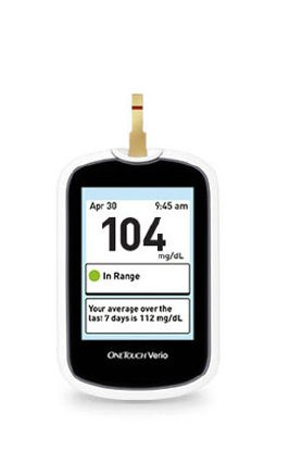 Picture of Blood Glucose Meter OneTouch Verio® No Coding Required53885093202