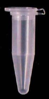Picture of Microcentrifuge Tube Conical Bottom Plain 1.5 mL Without Color Coding Snap Cap Polypropylene Tube4150