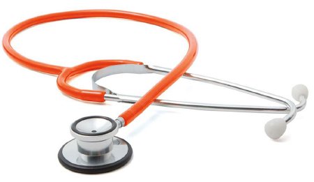 Picture of Classic Stethoscope Proscope™ 670 Orange 1-Tube 21 Inch Tube Double-Sided Chestpiece670NO