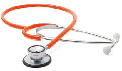 Picture of Classic Stethoscope Proscope™ 670 Orange 1-Tube 21 Inch Tube Double-Sided Chestpiece670NO
