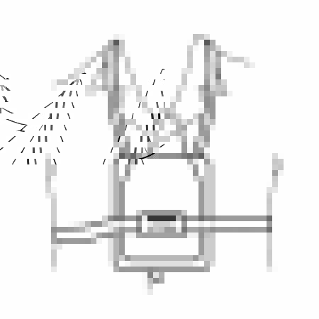 Picture of Telemetry Pouch Teclin® Universal Size, Chest and Neck Straps, Moisture Resistant Teclin™, Foam Inner Liner, Velcro® Strap Closures, White Telemetry Unit71800
