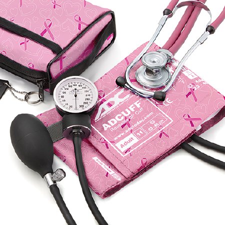 Picture of Aneroid Sphygmomanometer Combo Kit Pocket Style Hand Held Size 11 Nylon Cuff 22 Inch Stethoscope Tube Sprague Rappaport Stethoscope768-641-11ABCA