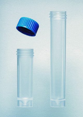 Picture of SP® Transport Tube Flat Bottom Plain 5 mL Blue Screw Cap Polypropylene TubeT1233-4