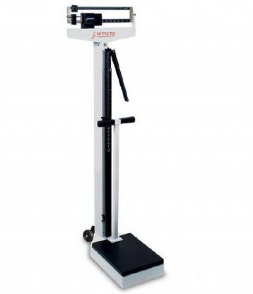 Picture of Floor Scale Balance Beam Display 180 kg Capacity White Analog2371