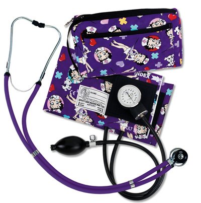 Picture of Aneroid Sphygmomanometer Combo Kit For Nurses and Students Adult Size Nylon Cuff Sprague Rappaport StethoscopeA2-ROY