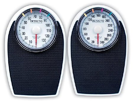 Picture of Floor Scale Dial Display 300 lbs. Capacity White AnalogD-1130