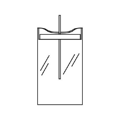 Picture of Fluid Collection Drainage Bag BD Visitec® 3-1/2 X 6-1/4 Inch 100 mL Sterile Luer Connector Barrier581070