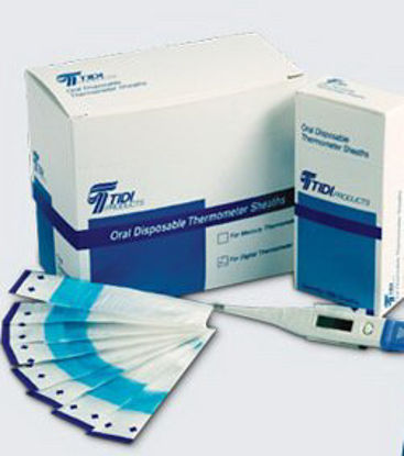 Picture of Rectal Thermometer Probe Cover Tidi® For Mercury Rectal Thermometer 100 per Box20710