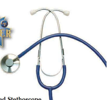 Picture of Classic Stethoscope Black 1-Tube 22 Inch Tube Single Head Chestpiece300DLX
