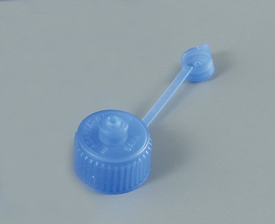 Picture of Bottle Adapter Cap Polyethylene Oral Medicine Dispensing Blue 28 mm / K For Standard Presription Bottles NonSterile8018-10