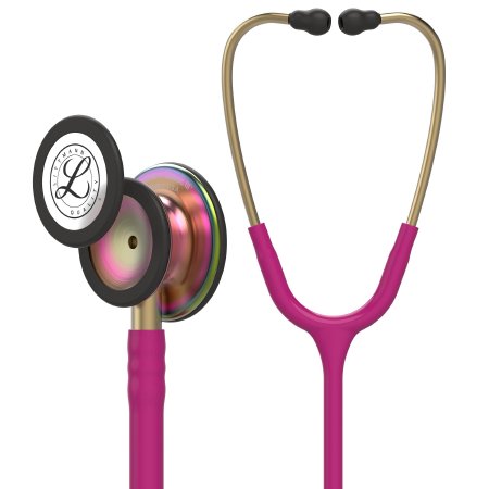 Picture of Classic Stethoscope 3M™ Littmann® Classic II™ Raspberry 1-Tube 27 Inch Tube Double-Sided Chestpiece5806