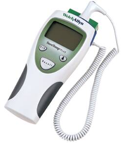 Picture of Electronic Probe Thermometer SureTemp® Oral / Rectal / Axillary Probe Wall Mount01692-300