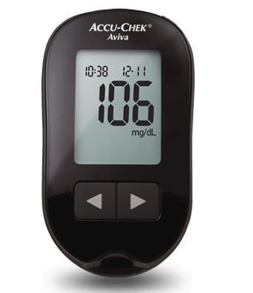 Picture of Blood Glucose Meter Accu-Chek® Aviva 5 Second Results Stores Up To 500 Results No Coding Required65702072510