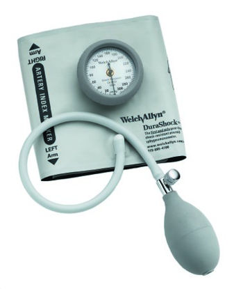 Picture of Aneroid Sphygmomanometer with Cuff DuraShock® 1-Tube Pocket Size Hand Held Small Adult / Child Size 10 CuffDS44-10
