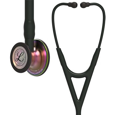 Picture of Cardiology Stethoscope 3M™ Littmann® Cardiology IV™ Black 1-Tube 27 Inch Tube Double-Sided Chestpiece6165