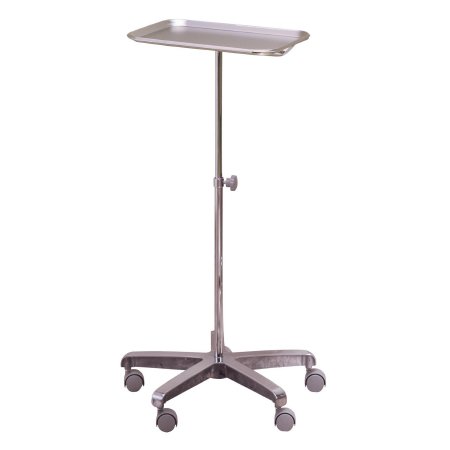 Picture of Instrument Stand McKesson Tray Five Leg Base 29.25 - 48.75 Inch 12.62 X 19.25 X 0.75 Inch81-43465