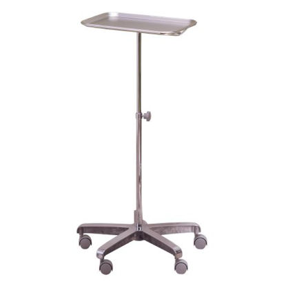 Picture of Instrument Stand McKesson Tray Five Leg Base 29.25 - 48.75 Inch 12.62 X 19.25 X 0.75 Inch81-43465