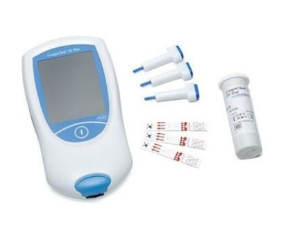 Picture of Blood Glucose Meter CoaguChek XS On Spot Results Stores Up To 500 Results with Date and Time Code Chip05021537001