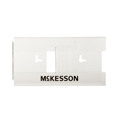 Picture of Glove Box Holder McKesson Horizontal or Vertical Mounted 1-Box Capacity Clear 4 X 5-1/2 X 10 Inch Plastic16-6534