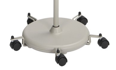 Picture of Five Caster Base McKesson For Use with 81-19100 LED, 81-18100 Halogen, or 81-17100 Incandescent Exam Lights81-200165