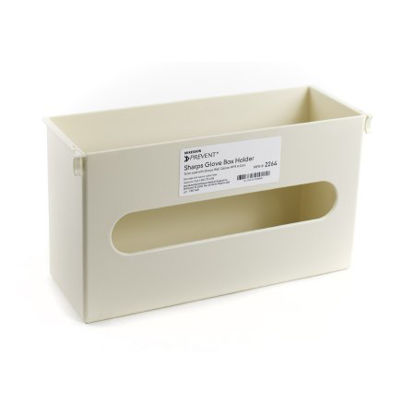 Picture of Glove Box Holder McKesson Prevent® Vertical Mounted 1-Box Capacity Putty 3-7/8 X 6-1/2 X 11 Inch Plastic2264