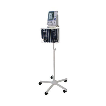 Picture of Blood Pressure Monitor Cart IntelliSense™ Stainless Steel 22 Inch Silver 5-7/8 X 12 X 21-1/2 Inch Basket, 11 X 12 Inch PlatformHEM-907-STAND