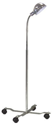 Picture of Gooseneck Exam Light Floor Standing Incandescent 60 Watt Chrome13408MB