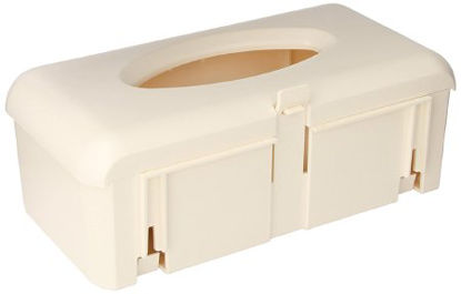 Picture of Glove Box Holder BD™ Horizontal Mounted 1-Box Capacity Ivory 4-1/4 X 7 X 12 Inch Plastic305448