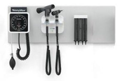 Picture of Integrated Wall System Green Series™ 777 GS 777 Wall Transformer, Coaxial Ophthalmoscope, Diagnostic MacroView™ Otoscope77792-MNOBP