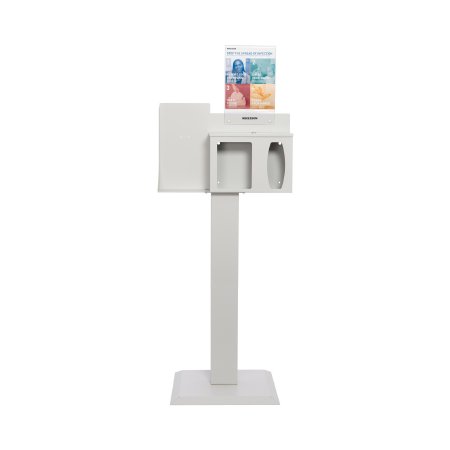 Picture of Hygiene Dispensing Station McKesson Floor Stand Quartz Beige 22.3 W X 60.5 H X 17 D Inch Aluminum / Cold Rolled Steel / PETG Plastic134-105