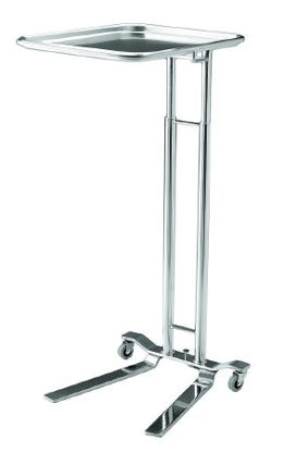 Picture of Mayo Instrument Stand Pedigo® 50 lbs. Tray U-Shaped Base 36 - 62 Inch 16.25 X 21.25 InchP-1066-SS