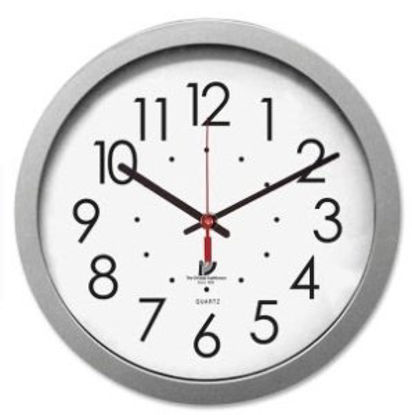 Picture of Quartz Wall Clock 1.5 X 13.3 Inch, 14.5 Inch Face Diameter Analog Display Battery Powered67818003