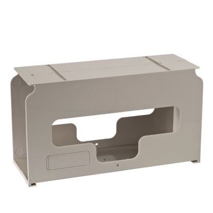 Picture of Glove Box Holder SharpSafety™In-Room™ Horizontal or Vertical Mounted 2-Box Capacity Beige 4-1/2 X 8 X 12-1/2 Inch Plastic8555SA