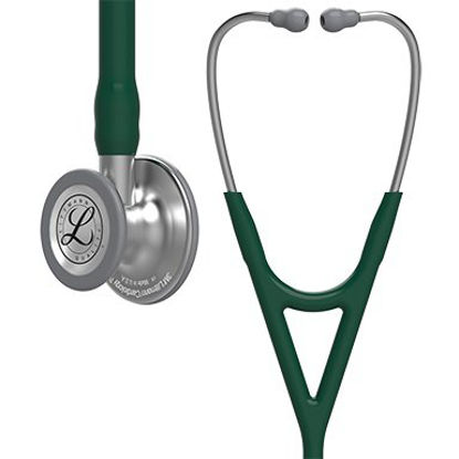 Picture of Cardiology Stethoscope 3M™ Littmann® Cardiology IV™ Green 1-Tube 22 Inch Tube Double-Sided Chestpiece6155