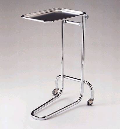 Picture of Mayo Instrument Stand Mayo Tray V-Shaped Base 32 - 53 Inch 19.125 InchP-66