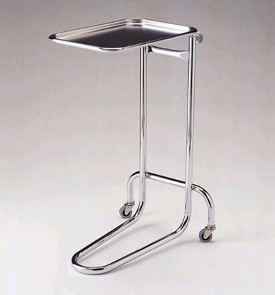 Picture of Mayo Instrument Stand Mayo Tray V-Shaped Base 32 - 53 Inch 19.125 InchP-66