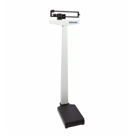 Picture of Floor Scale Health O Meter® Balance Beam Display 490 lbs. / 210 kg Capacity Black/ White Analog400KLWHCW